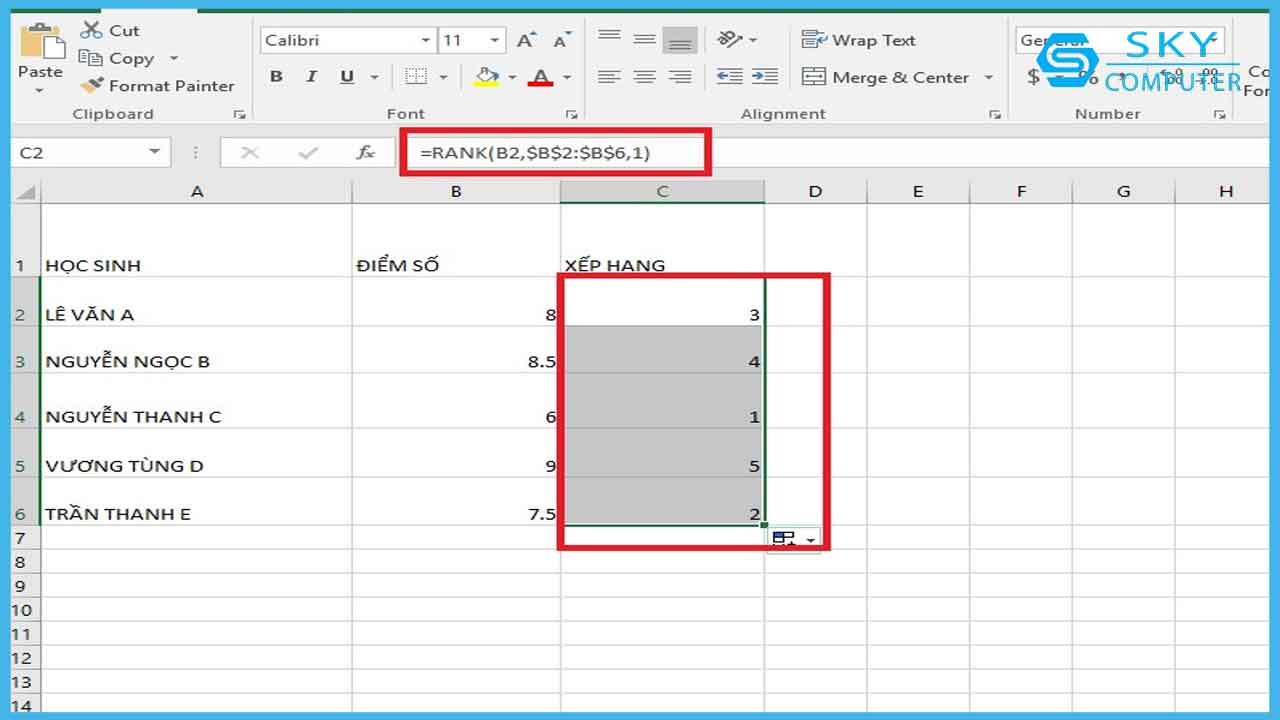 ham-rank-va-cong-thuc-ham-rank-huong-dan-tao-ham-rank-trong-excel-de-xep-hang-du-lieu-chi-trong-nhay-mat_6