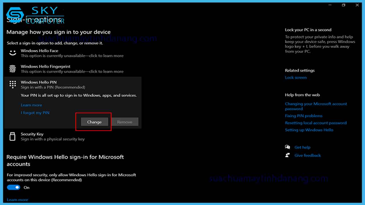 Hướng dẫn cách cài đặt và thay đổi mật khẩu cho máy tính Win 10 bằng Microsoft Account