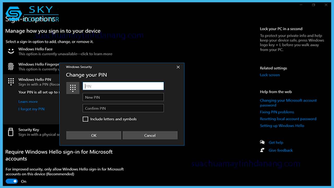 Hướng dẫn cách cài đặt và thay đổi mật khẩu cho máy tính Win 10 bằng Microsoft Account