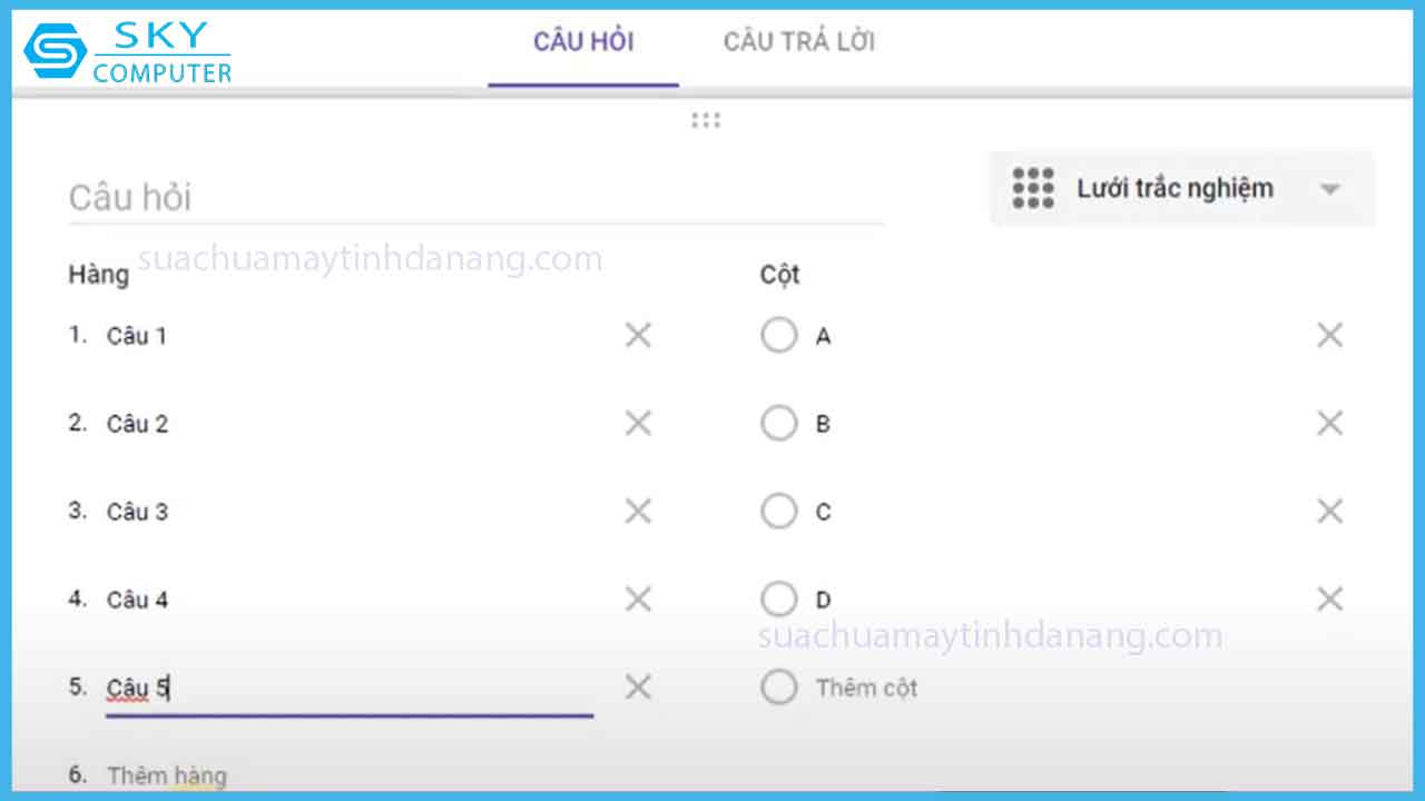 huong-dan-cach-tao-luoi-trac-nghiem-trong-google-bieu-mau