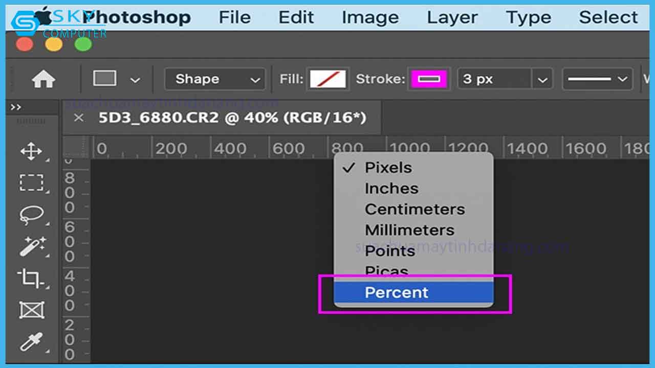 Thủ thuật đổi đơn vị thước đo trong Adobe Photoshop mà bạn sẽ cần