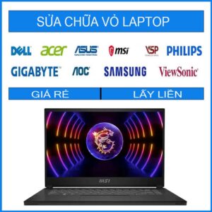 Sửa chữa vỏ laptop Gaming MSI Stealth 15