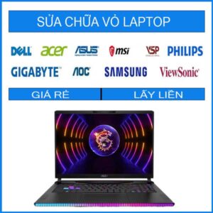 Sửa chữa vỏ laptop MSI Gaming Raider GE68 HX