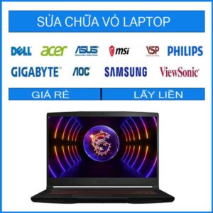 Sửa chữa vỏ laptop MSI GF63 12VE