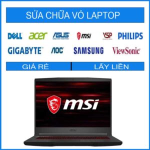 Sửa chữa vỏ laptop MSI GF65 Thin 9SD