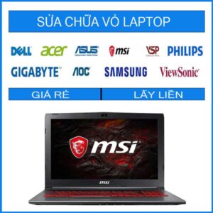 Sửa chữa vỏ laptop MSI GV62M 7RD