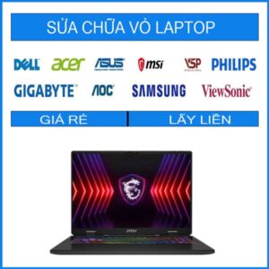 Sửa chữa vỏ laptop MSI Thin 15 B13UC