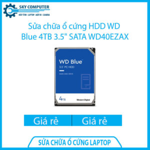 Sửa chữa ổ cứng HDD WD Blue 4TB 3.5" SATA WD40EZAX