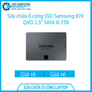 Sửa chữa ổ cứng SSD Samsung 870 QVO 2.5" SATA III 2TB