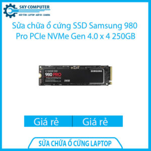 Sửa chữa ổ cứng SSD Samsung 980 Pro PCIe NVMe Gen 4.0 x 4 250GB