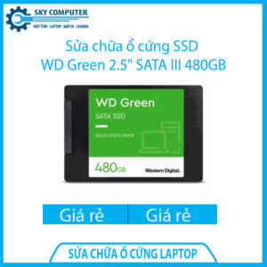 Sửa chữa ổ cứng SSD WD Green 2.5" SATA III 480GB